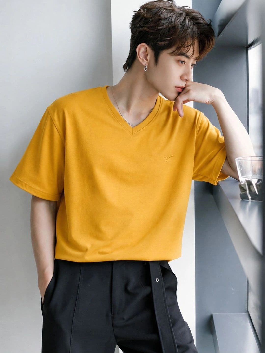 ROLLISTEAR Men V-Neck T-shirt - view 1
