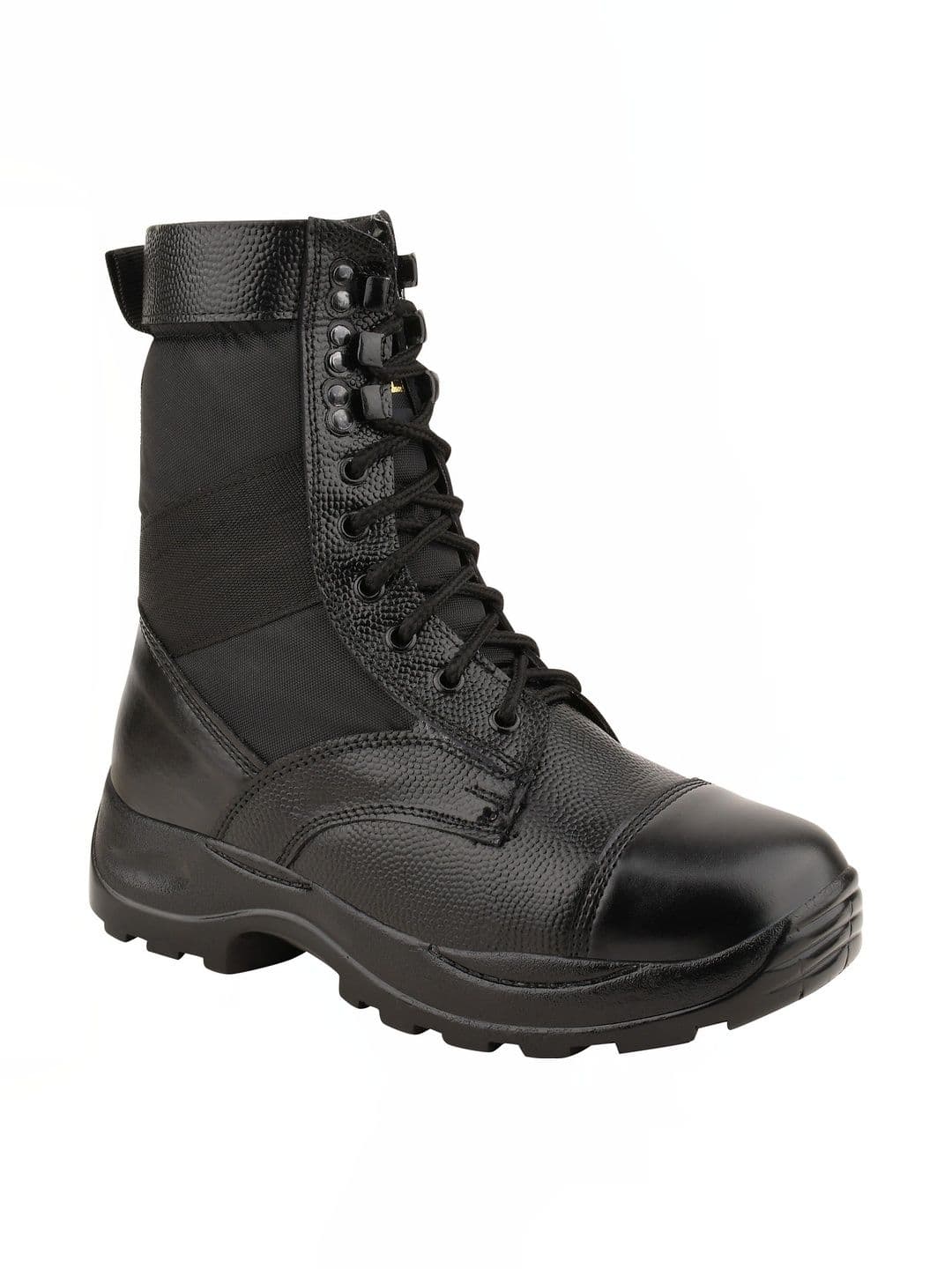 Benera Men Textured Leather High-Top Trekking Shoes - view 1