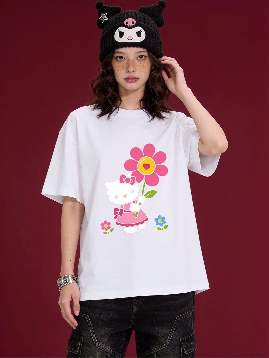 FARDA Unisex Hello Kitty Printed T-shirt - view 1