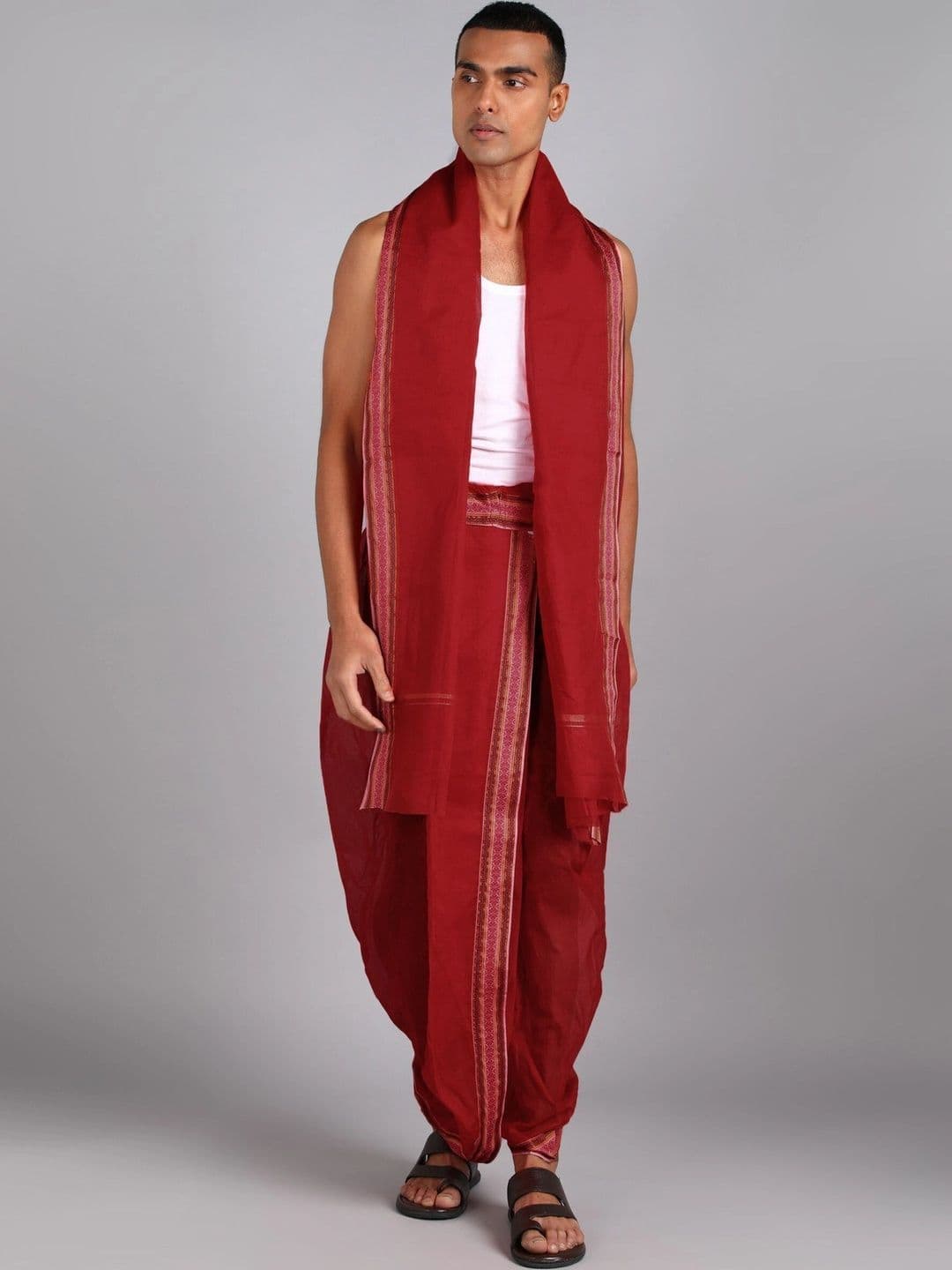 Sac Shree Aparajeet Creations Men Cotton Dhoti Dhotis - view 1