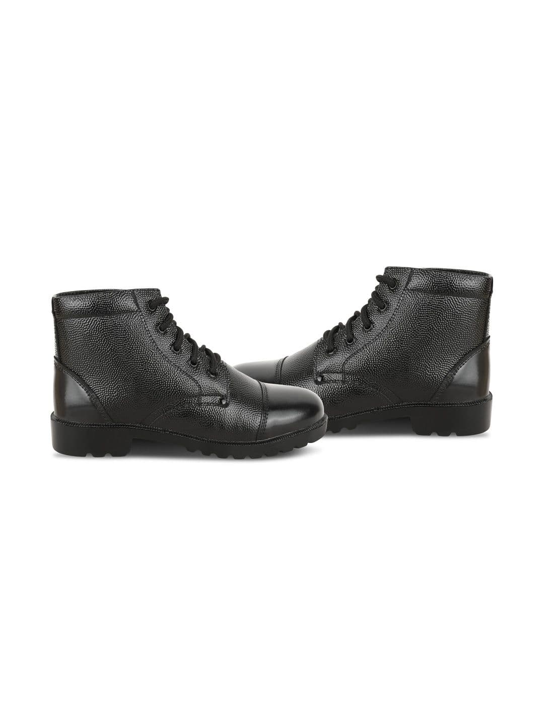 Benera Men Textured Leather Trekking Shoes - view 1