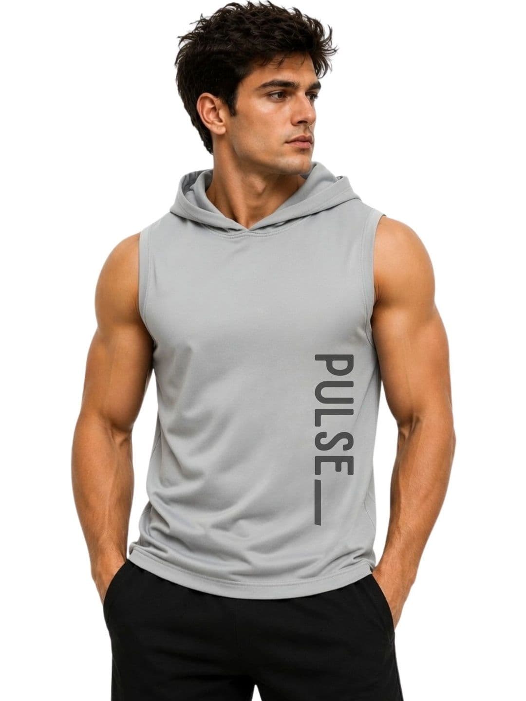 3Colors Printed Gym Vest - view 1