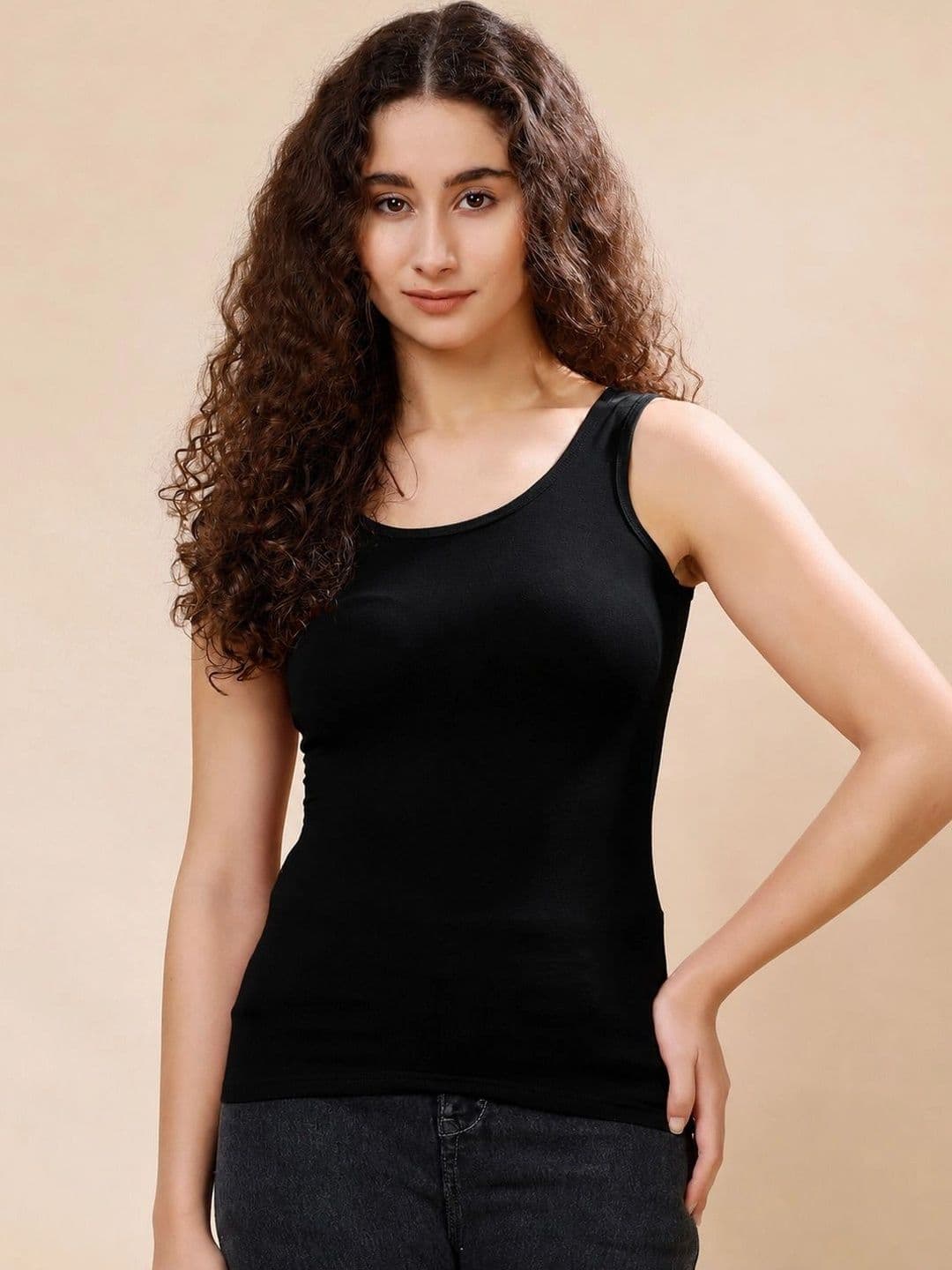 Metronaut Cotton Blend Tank Top - view 1