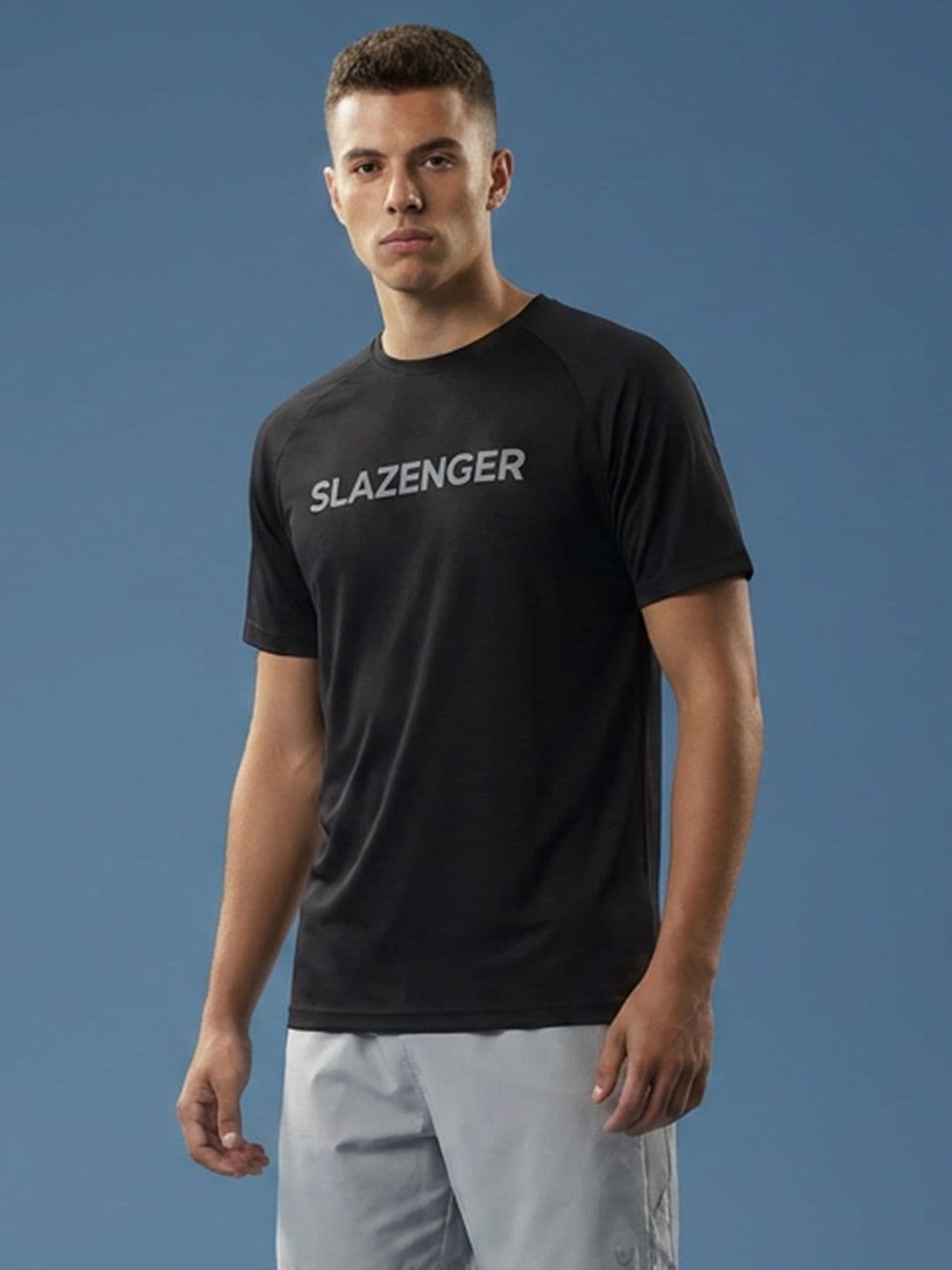Slazenger Men Brand Logo Printed T-shirt - view 1