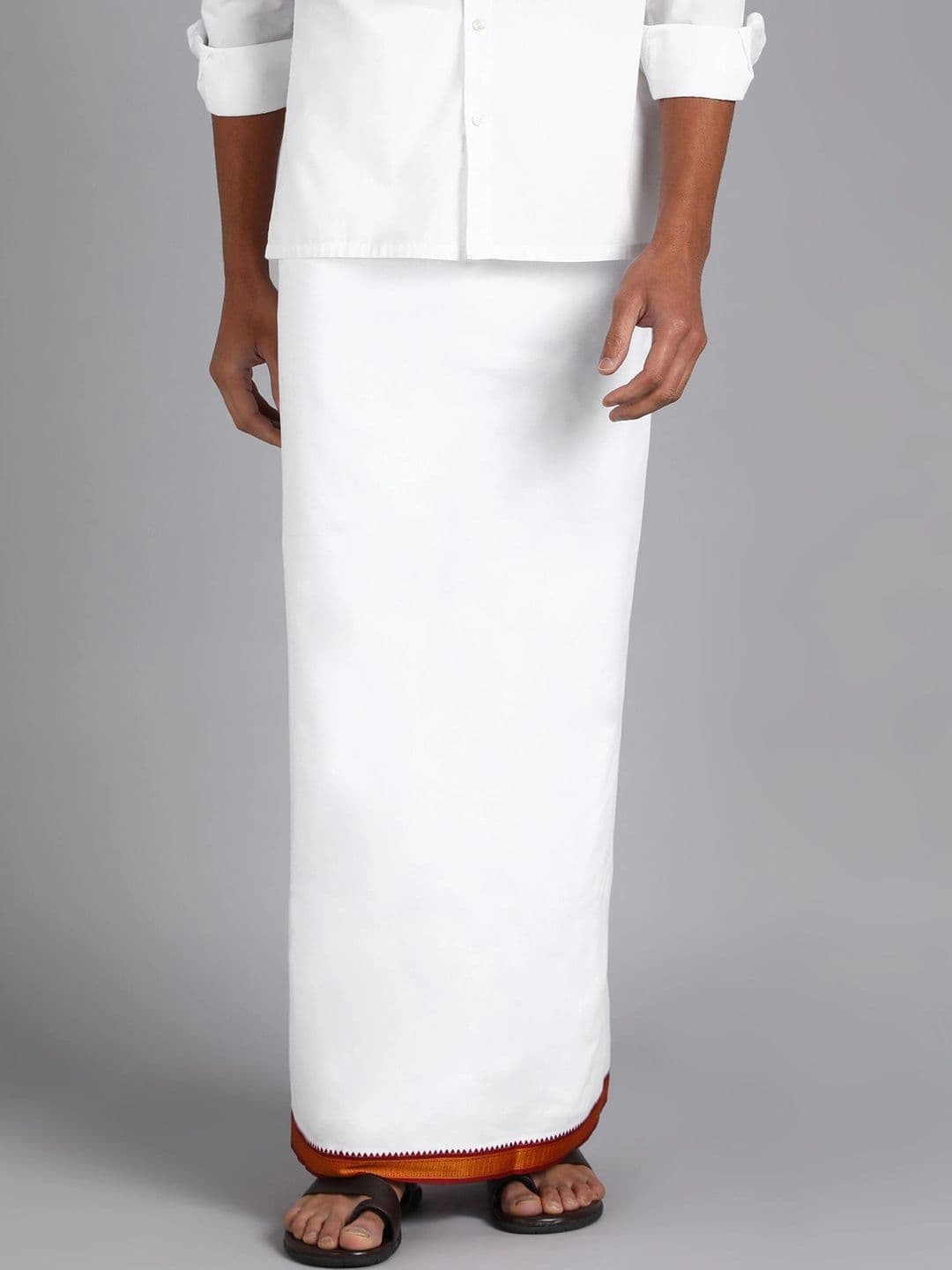 AKESHAVAM Men Cotton Dhoti Dhotis - view 1