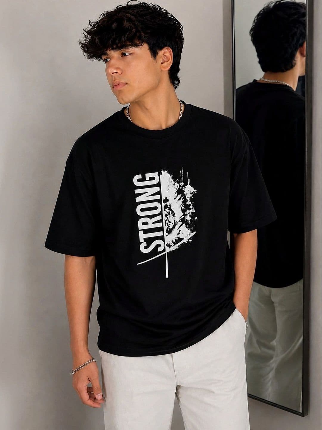 PATOIS Men Typography Printed T-shirt - view 1