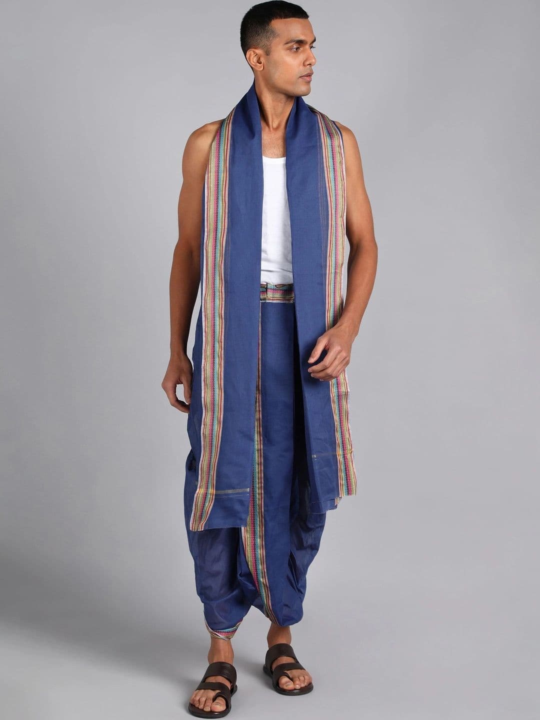 AKESHAVAM Men Cotton Dhoti Dhotis - view 1