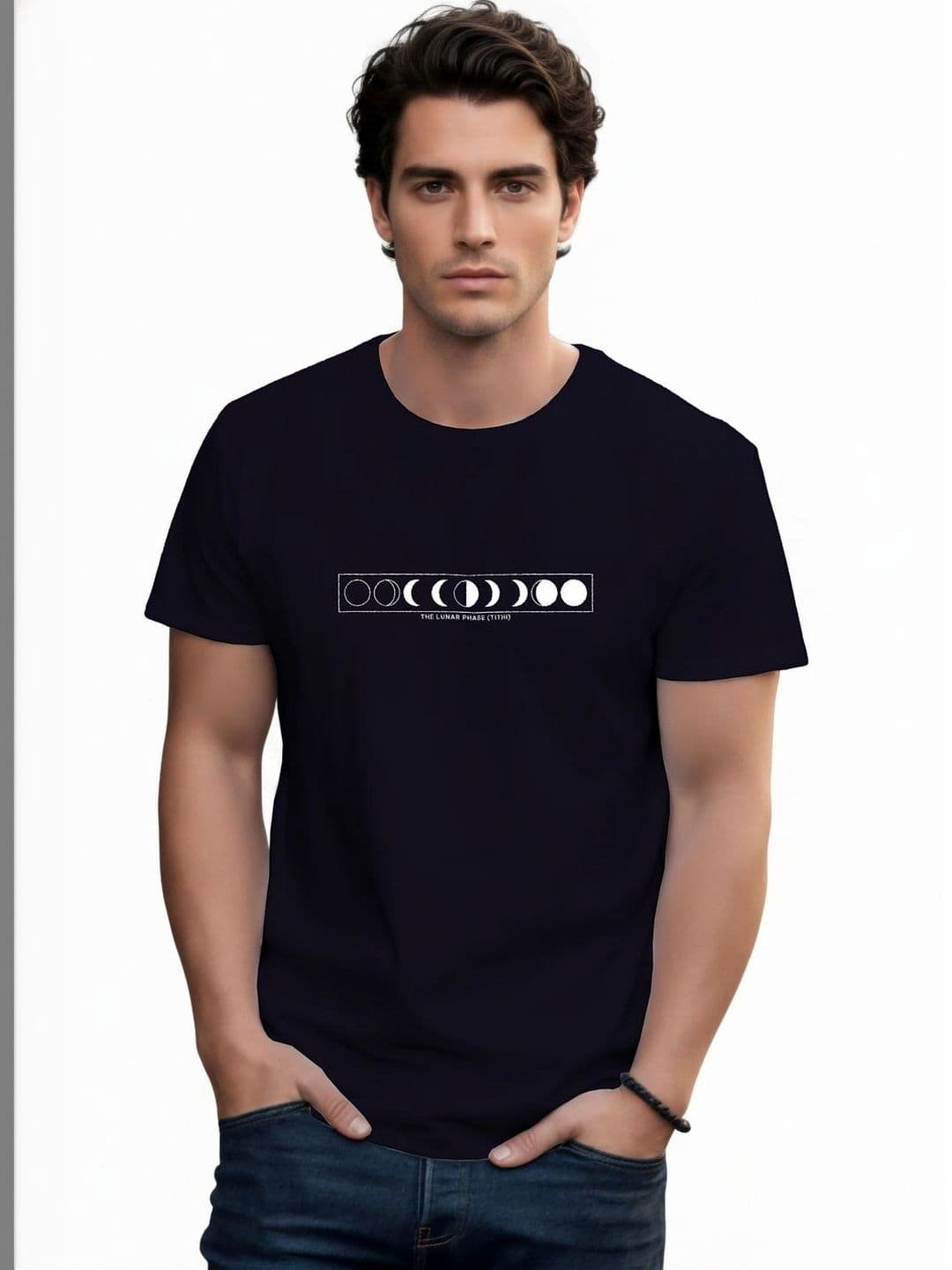 Sanaatani Men Printed Pure Cotton T-shirt - view 1