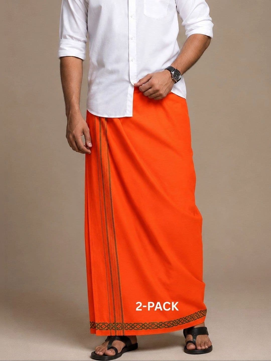 Sharan Elegance Men Cotton Dhoti Dhotis - view 1