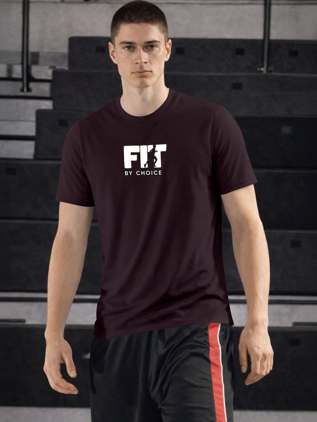 ENRIZZ X FITNESS EXCHANGE Men Typography Printed Dri-FIT T-shirt - view 1