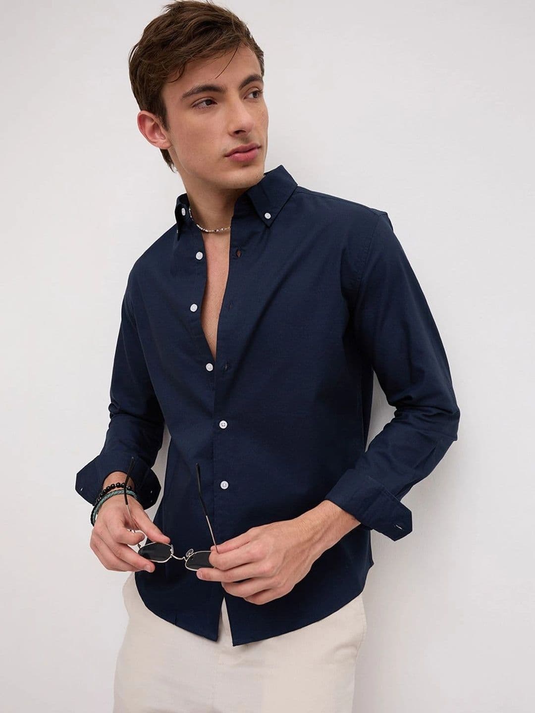 VASTRADO Men Classic Slim Fit Casual Shirt - view 1