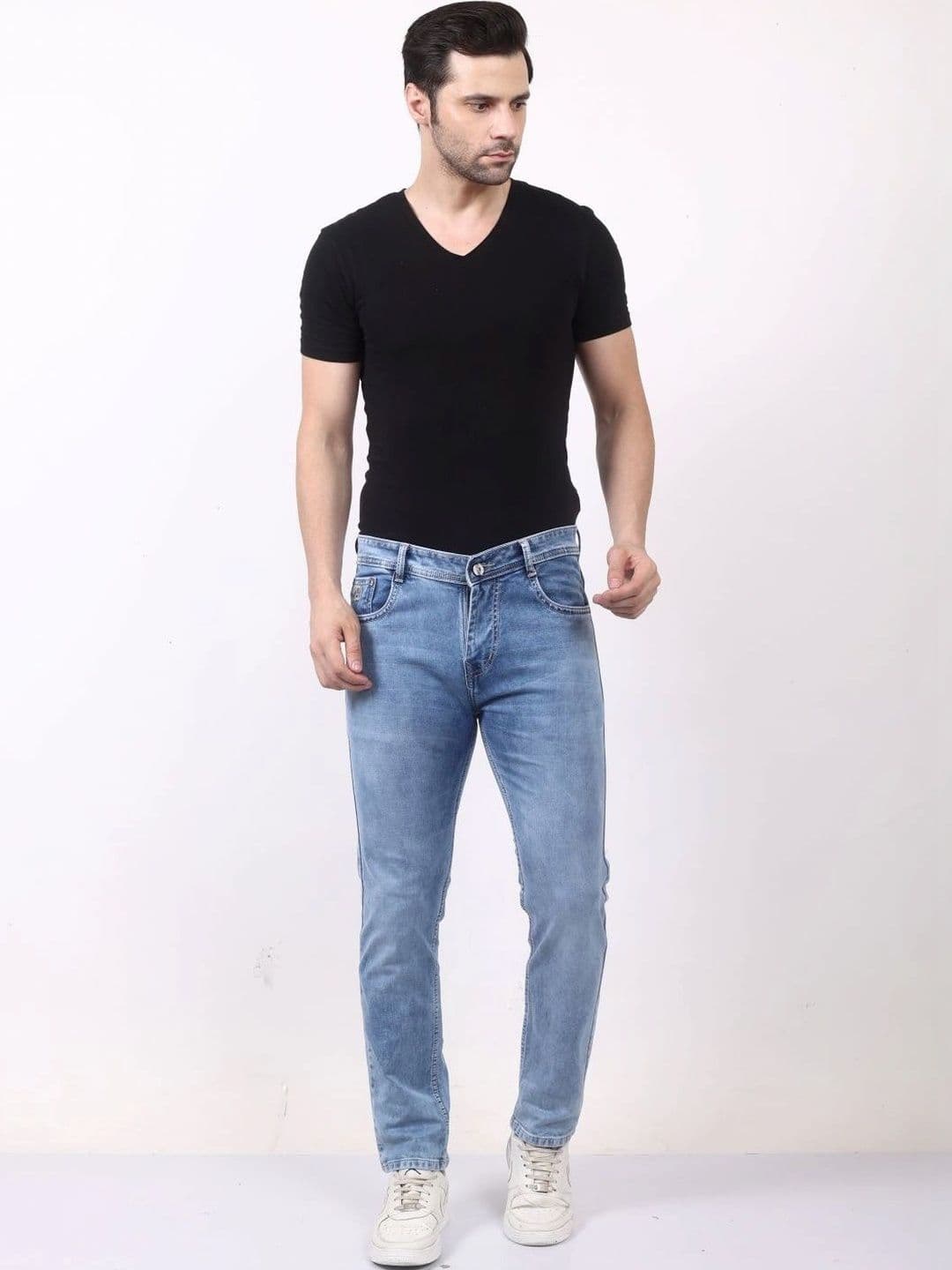 SACHIVA FASHION Men Regular Fit High-Rise Stretchable Jeans - view 1