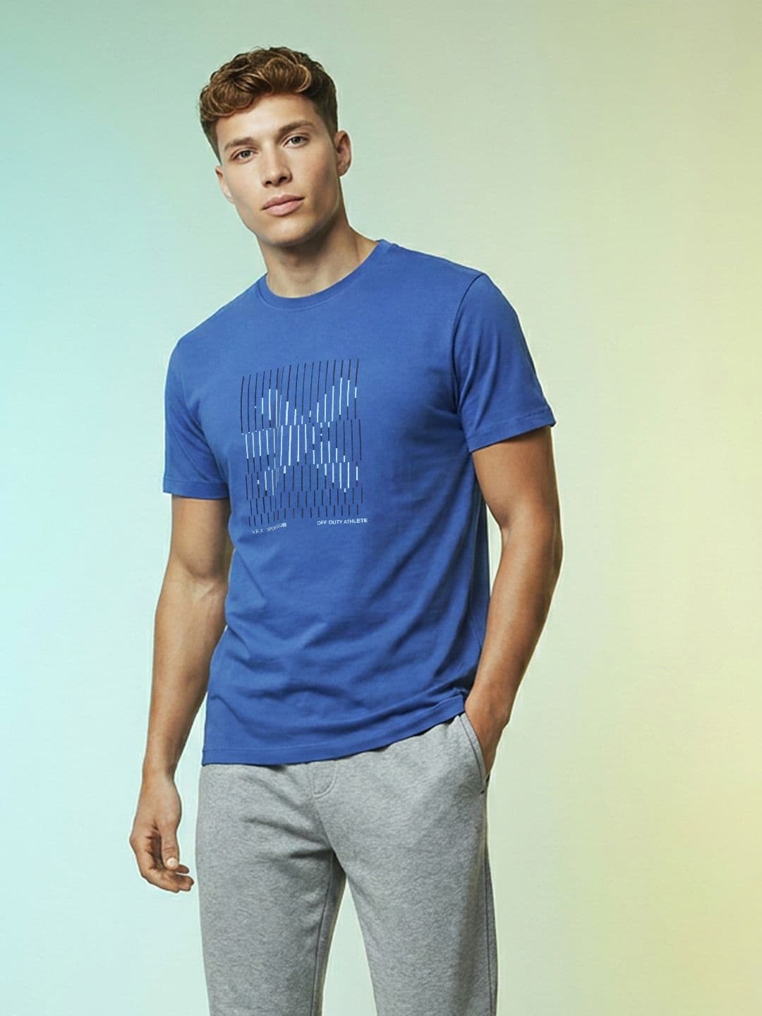 HRX by Hrithik Roshan Brand Logo Printed T-shirt - view 1