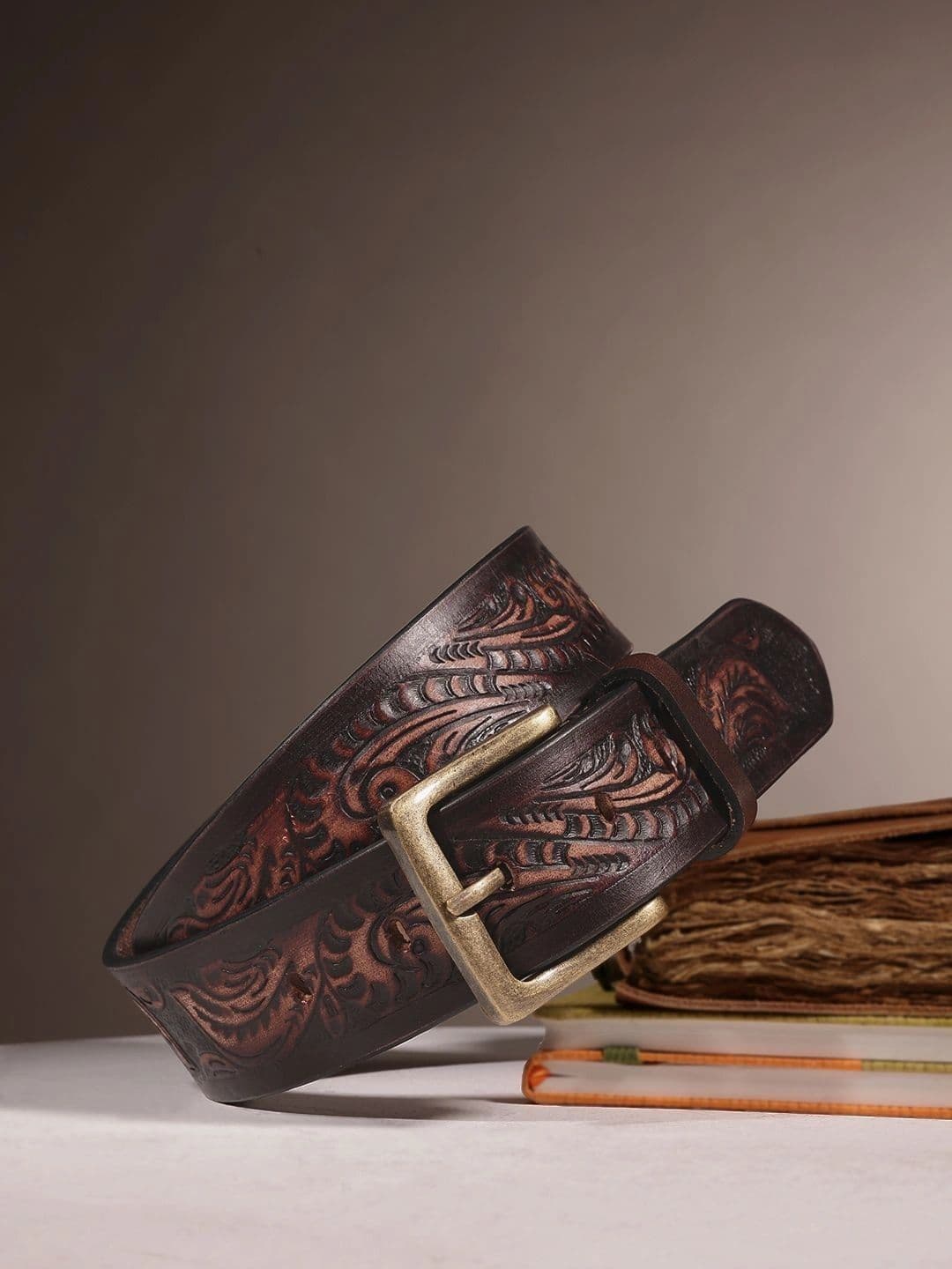 Celtic Men Leather Leather Belt - view 1