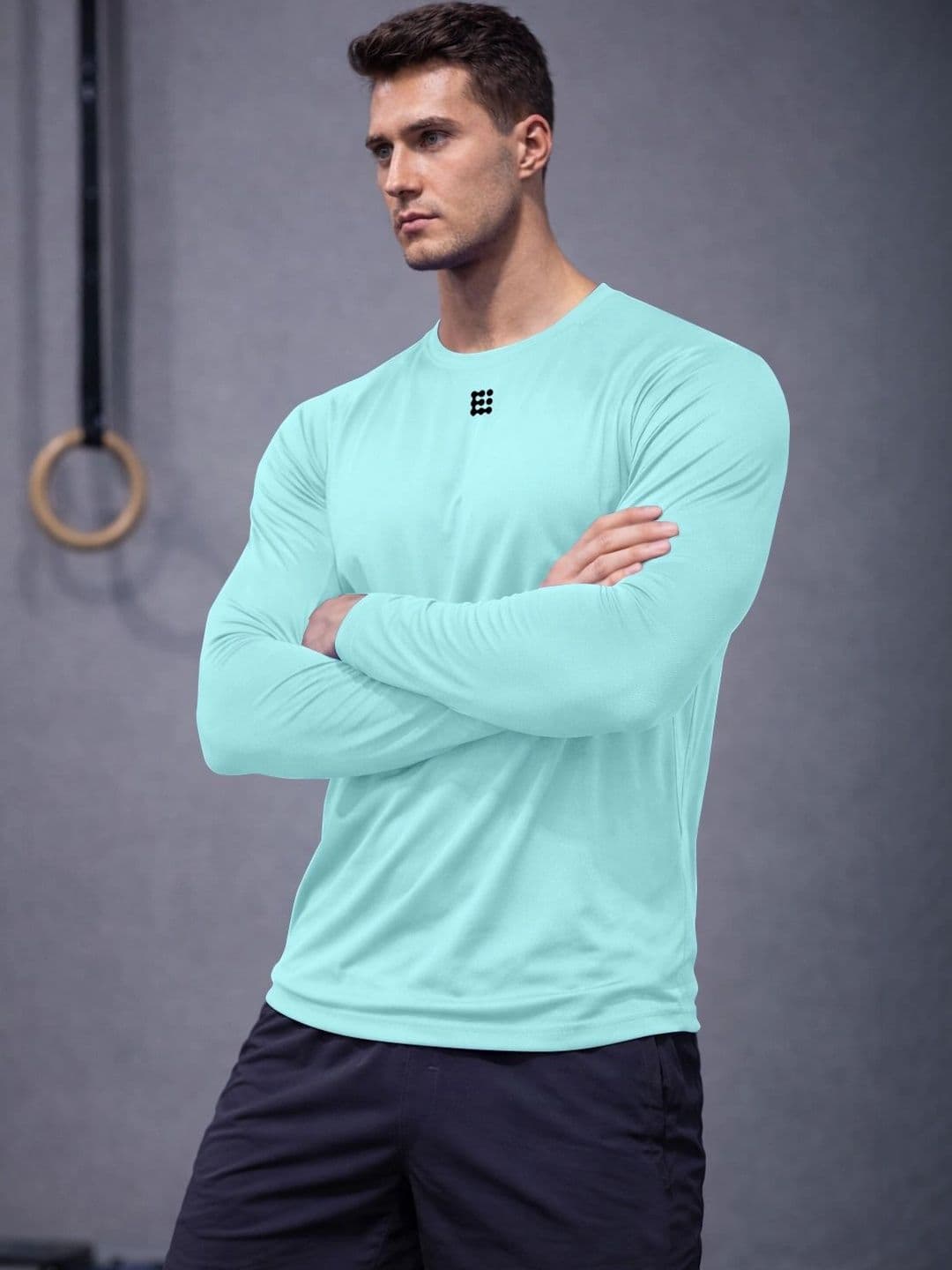 ENRIZZ X FITNESS EXCHANGE Men Printed Dri-FIT T-shirt - view 1