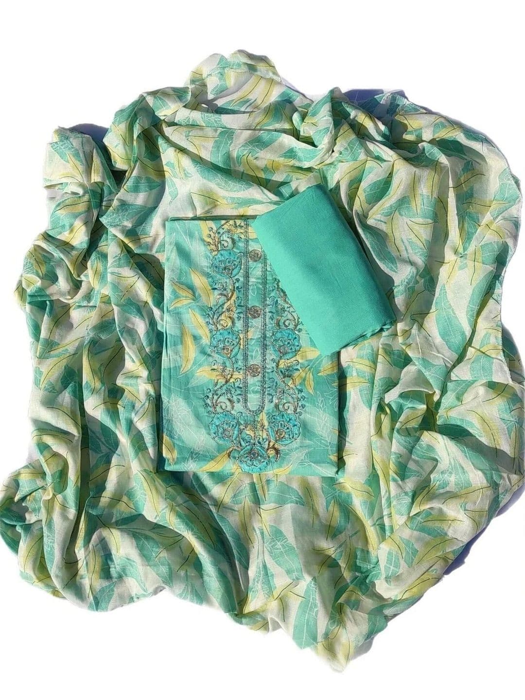 GC 80 BY GAURI COLLECTION Printed Pure Cotton Unstitched Dress Material - view 1