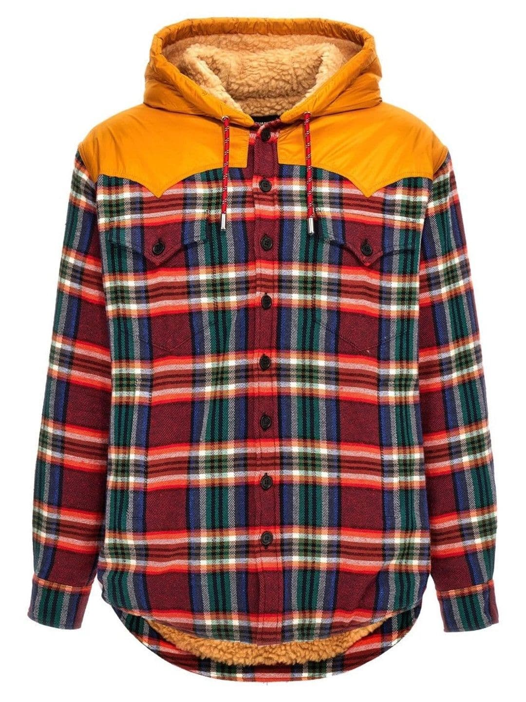 Dsquared2 Multicolor Hood Shirt Jacket - view 1