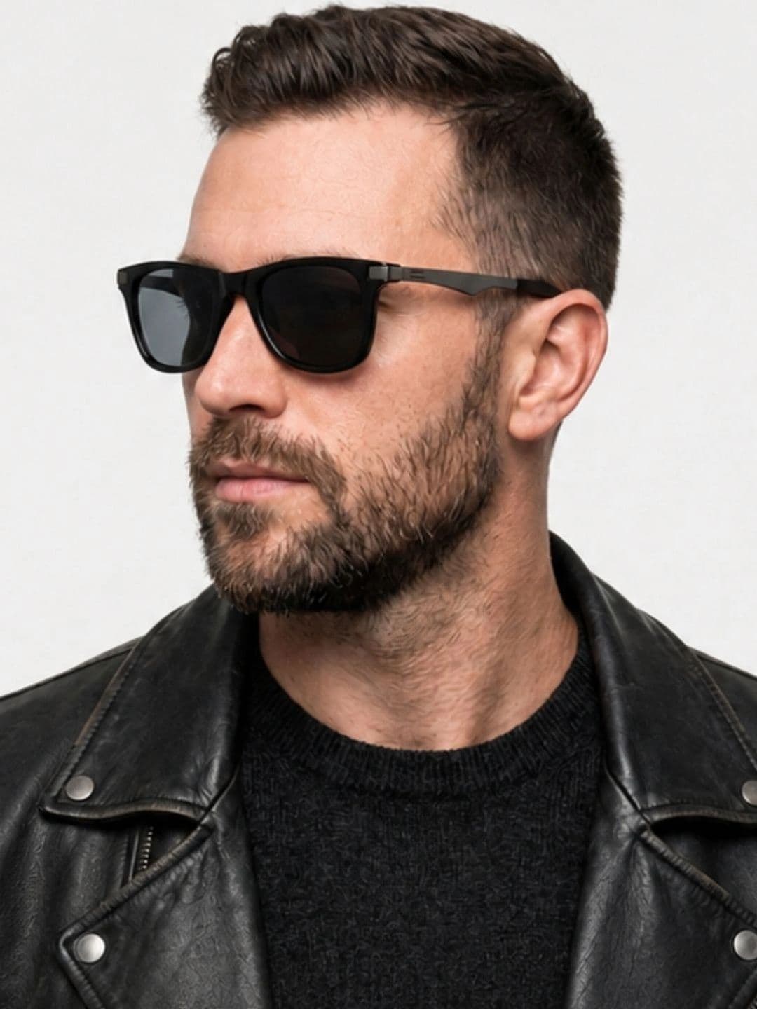 HRX by Hrithik Roshan Unisex Grey Lens & Black Rectangle Sunglasses with - view 1