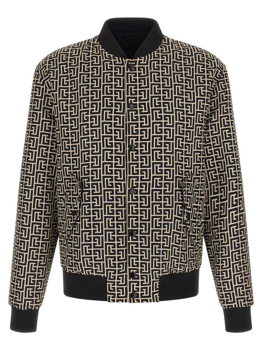 Balmain Black Reversible Bomber Jacket - view 1