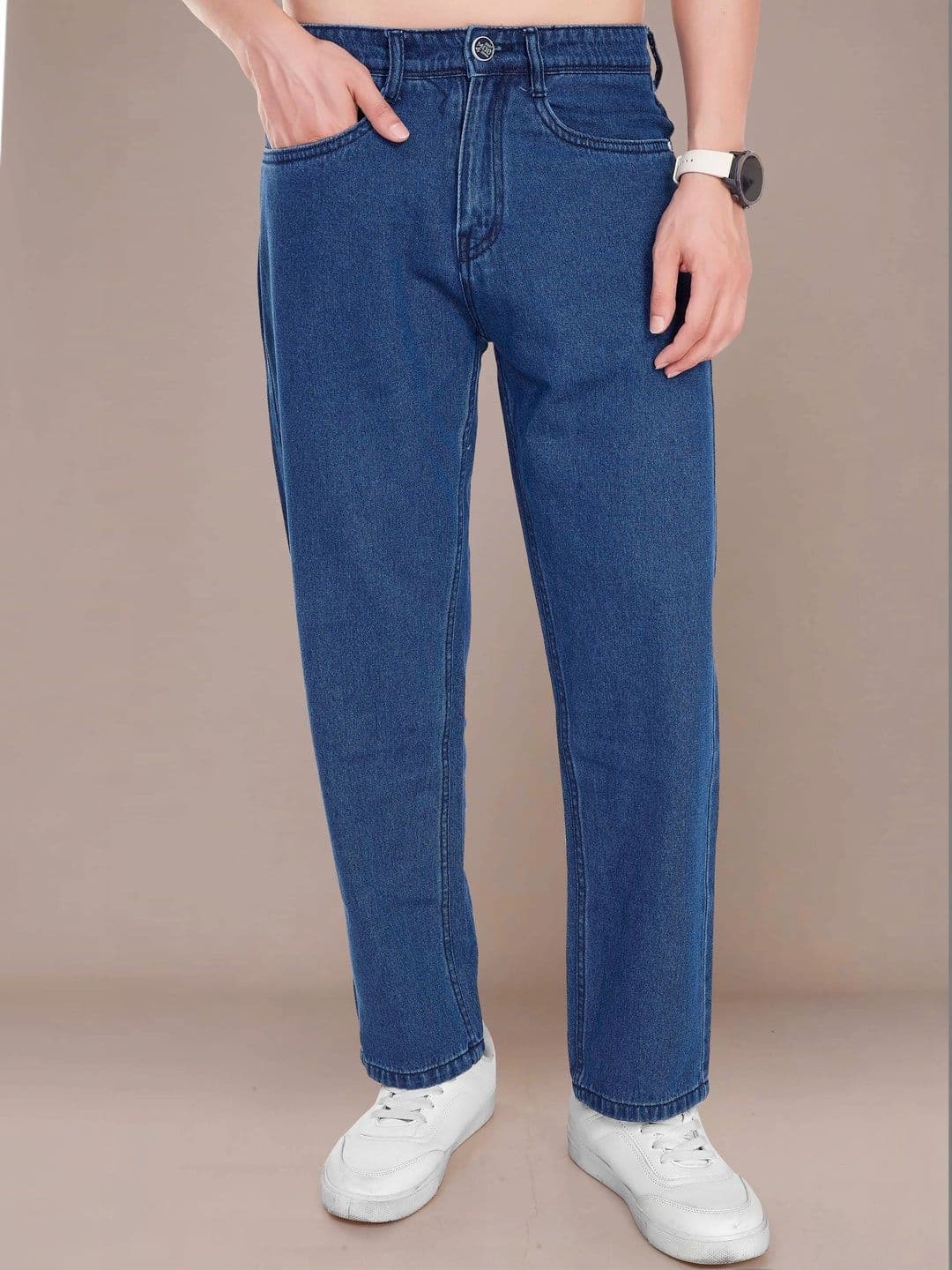 DIVISIVE Men Relaxed Fit Mid-Rise Jeans - view 1