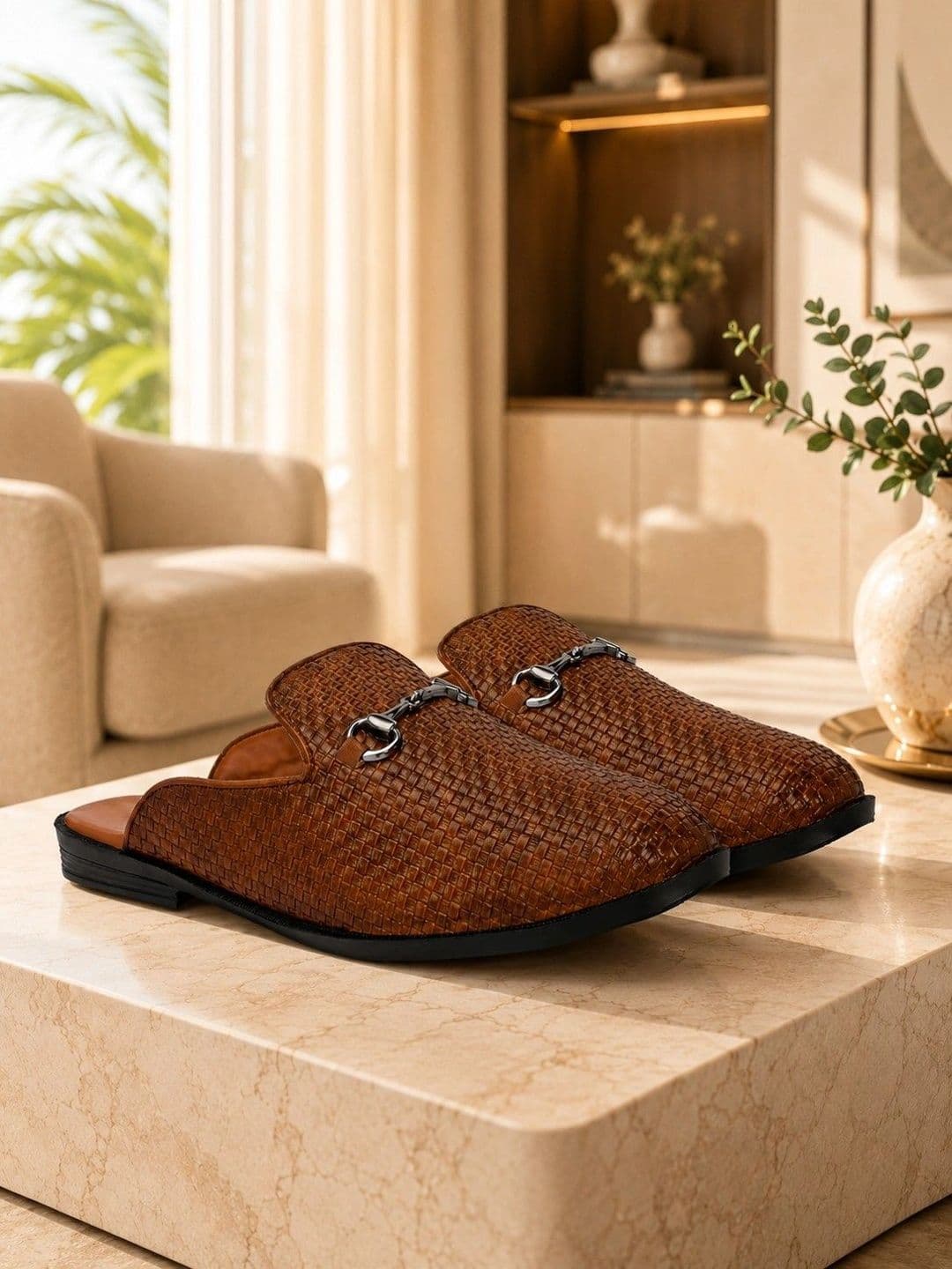 Provogue Men Woven Design Mules - view 1