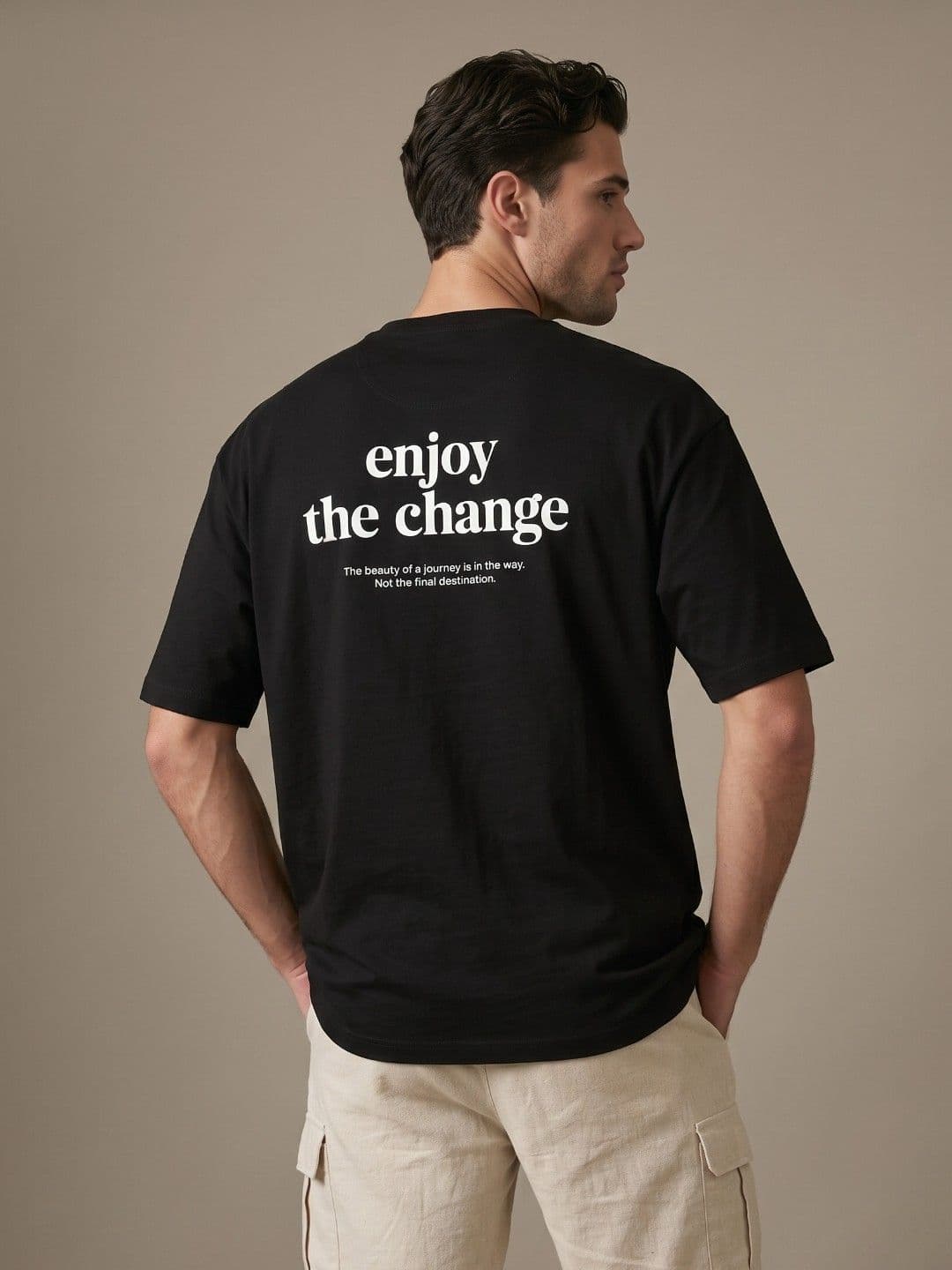 glitchez Typography Printed T-shirt - view 1