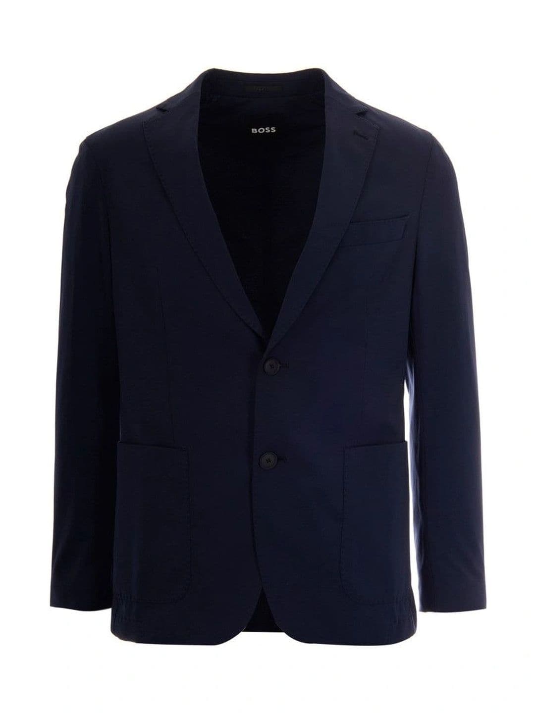 BOSS Navy Blue Notched Lapel Jacket - view 1