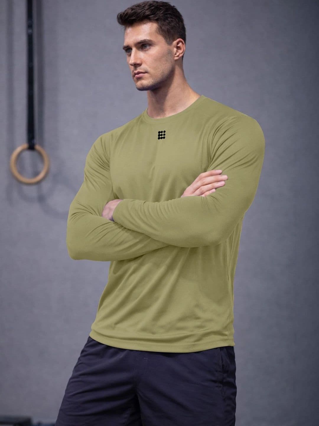 ENRIZZ X FITNESS EXCHANGE Men Printed Dri-FIT T-shirt - view 1