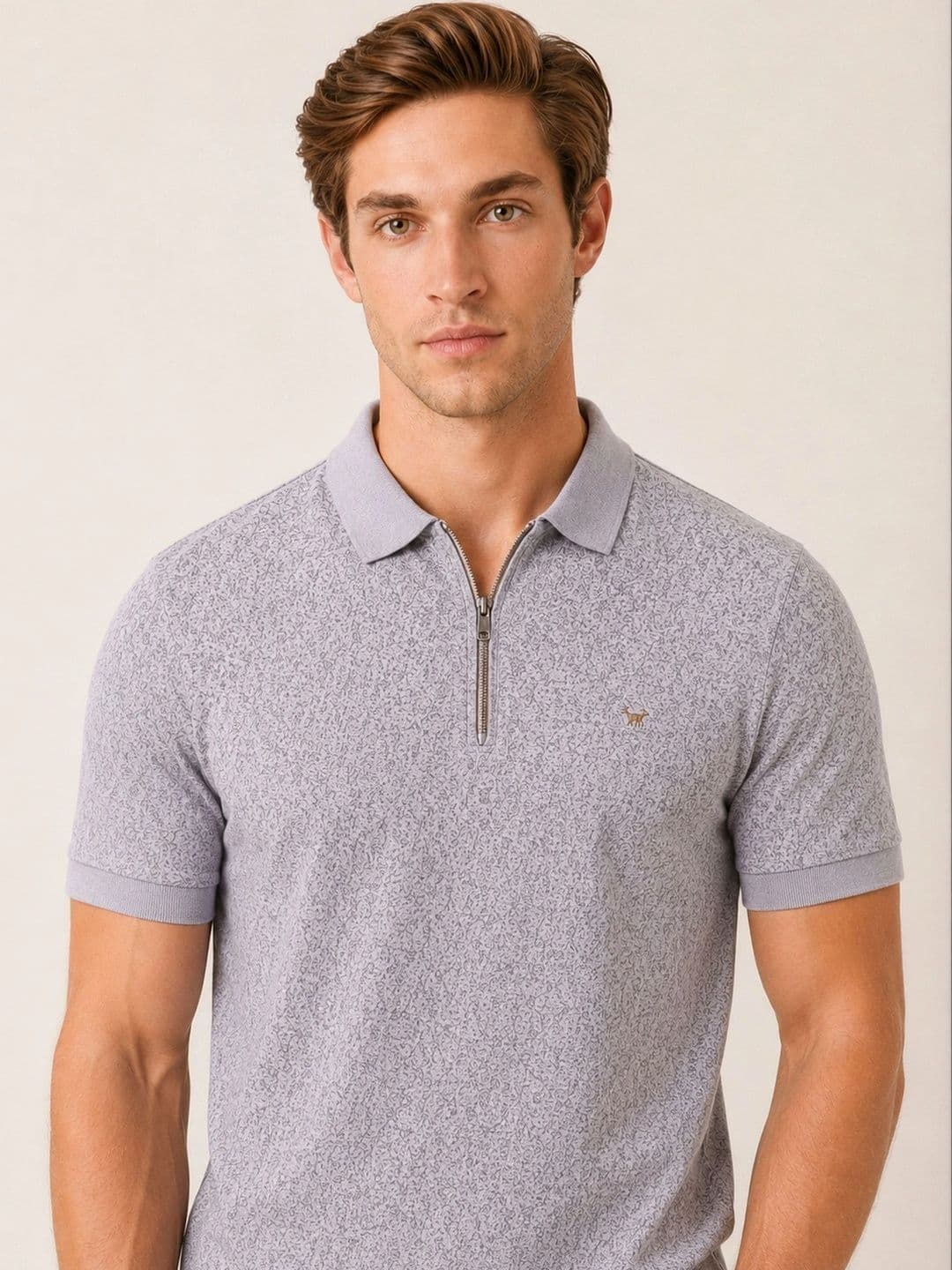 Monk Mode Men Polo Collar T-shirt - view 1