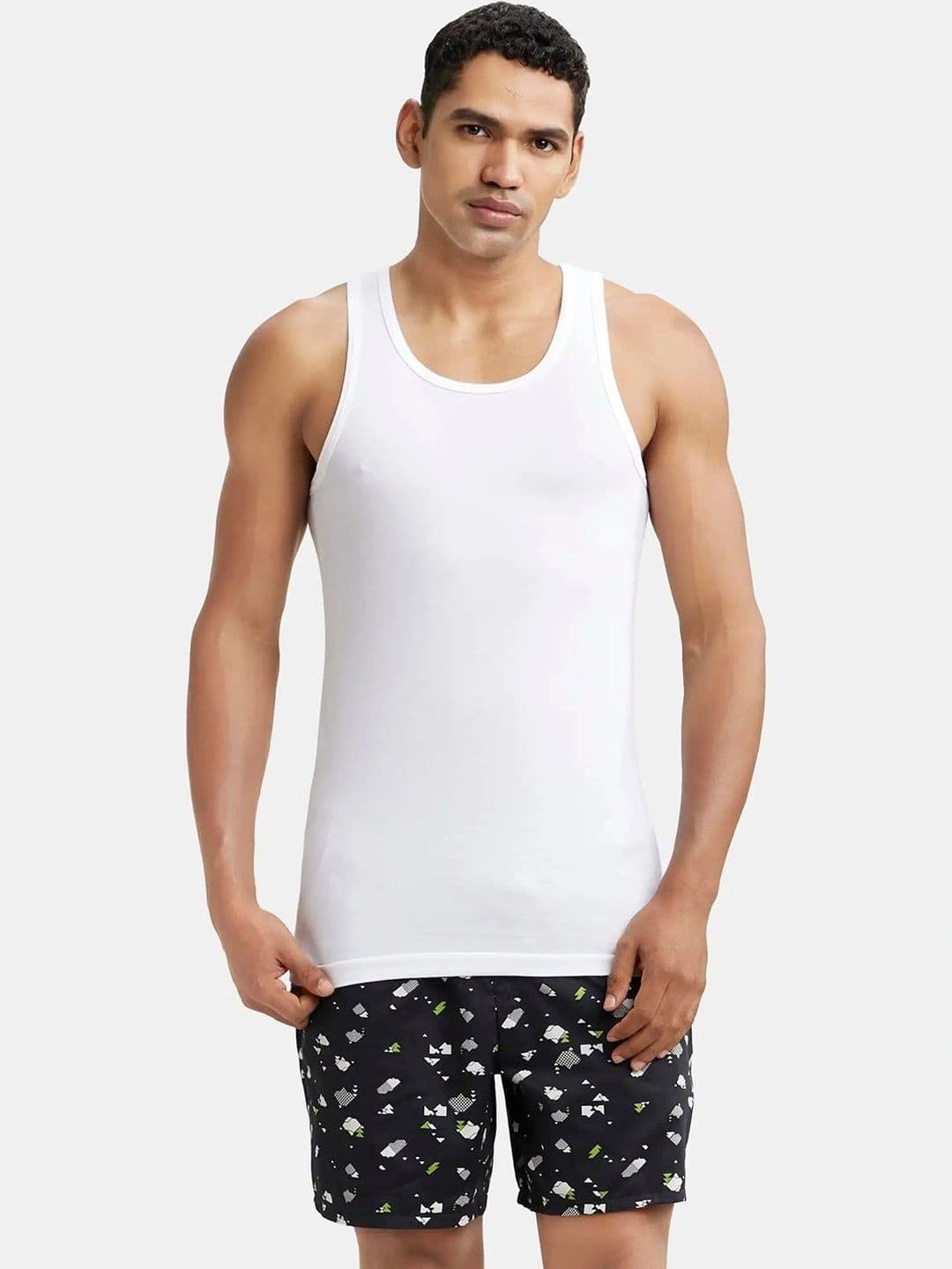 Jockey Pack Of 2 Super Combed Cotton Vest-8820 - view 1