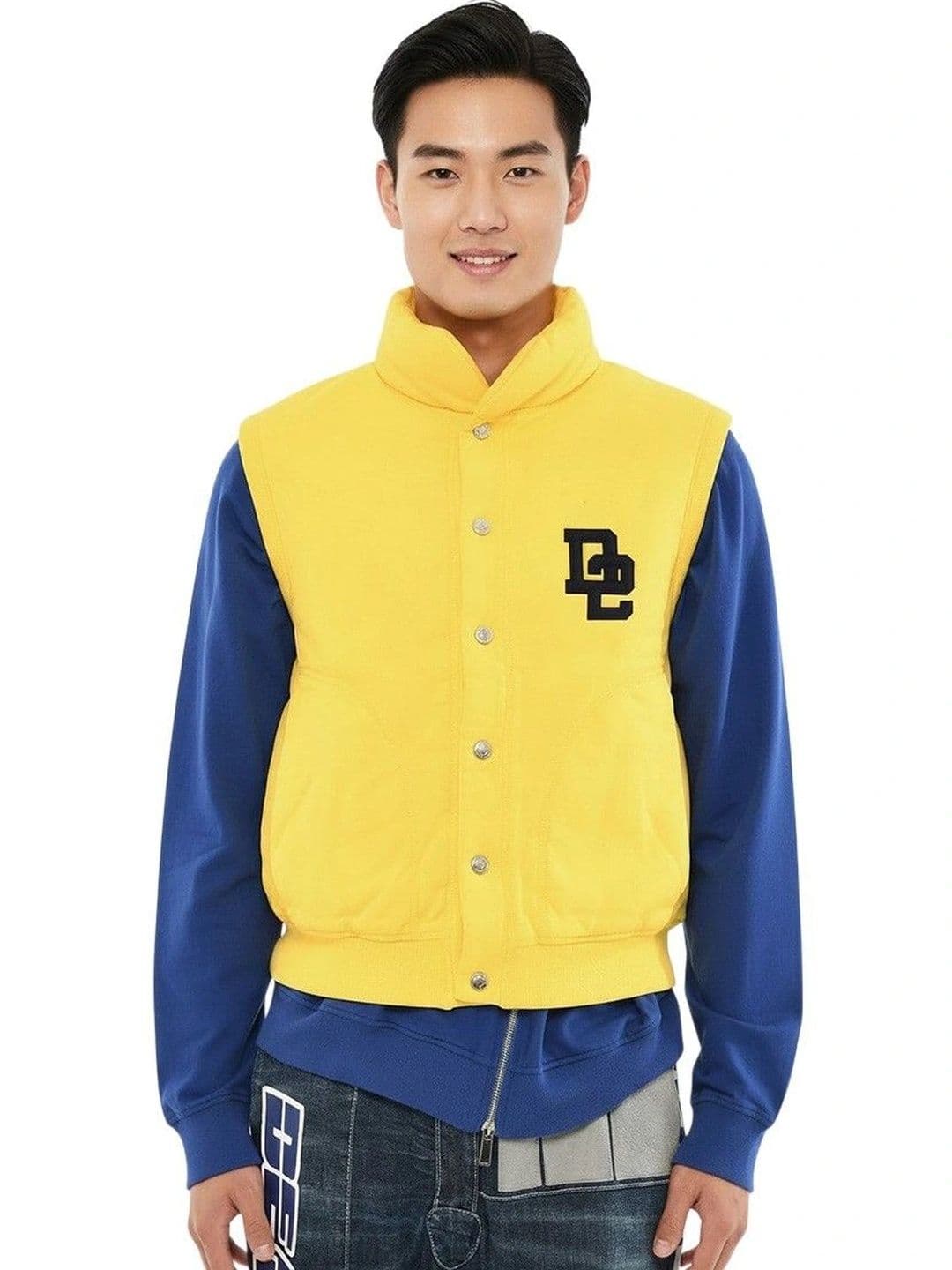 Dsquared2 Yellow Mock Collar Jacket - view 1