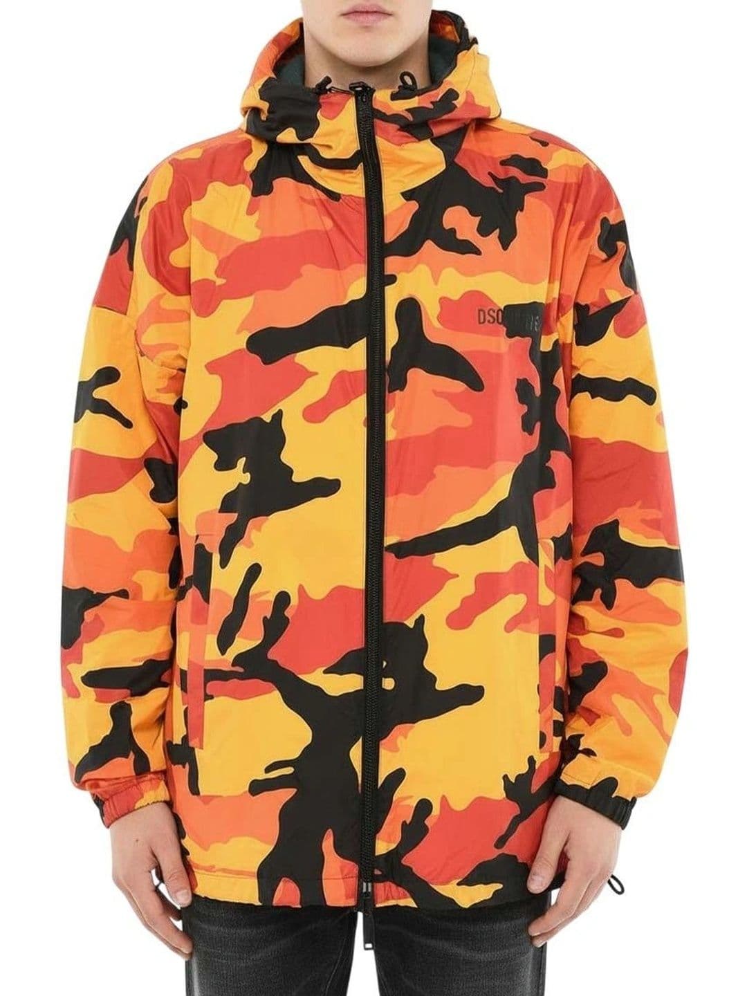 Dsquared2 Orange Hood Jacket - view 1