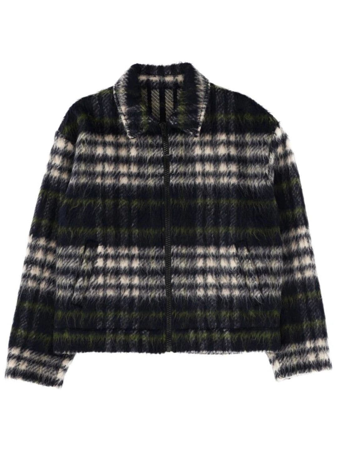 MSGM Black Shirt Collar Jacket - view 1