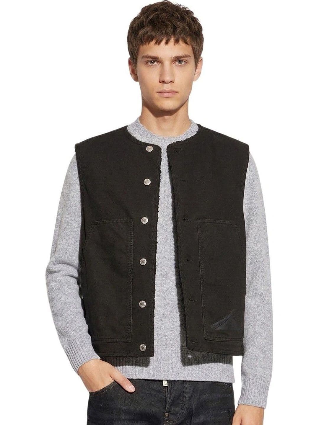 Dsquared2 Black Logo Denim Jacket - view 1