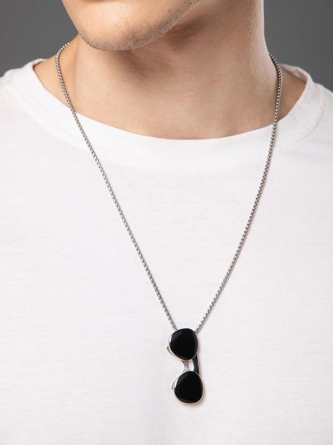 SALTY Men Stainless Steel Pendant with Chains - view 1