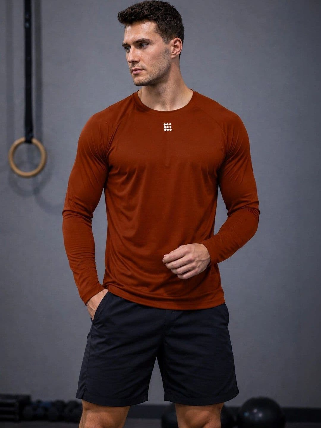 ENRIZZ X FITNESS EXCHANGE Men Printed Dri-FIT T-shirt - view 1