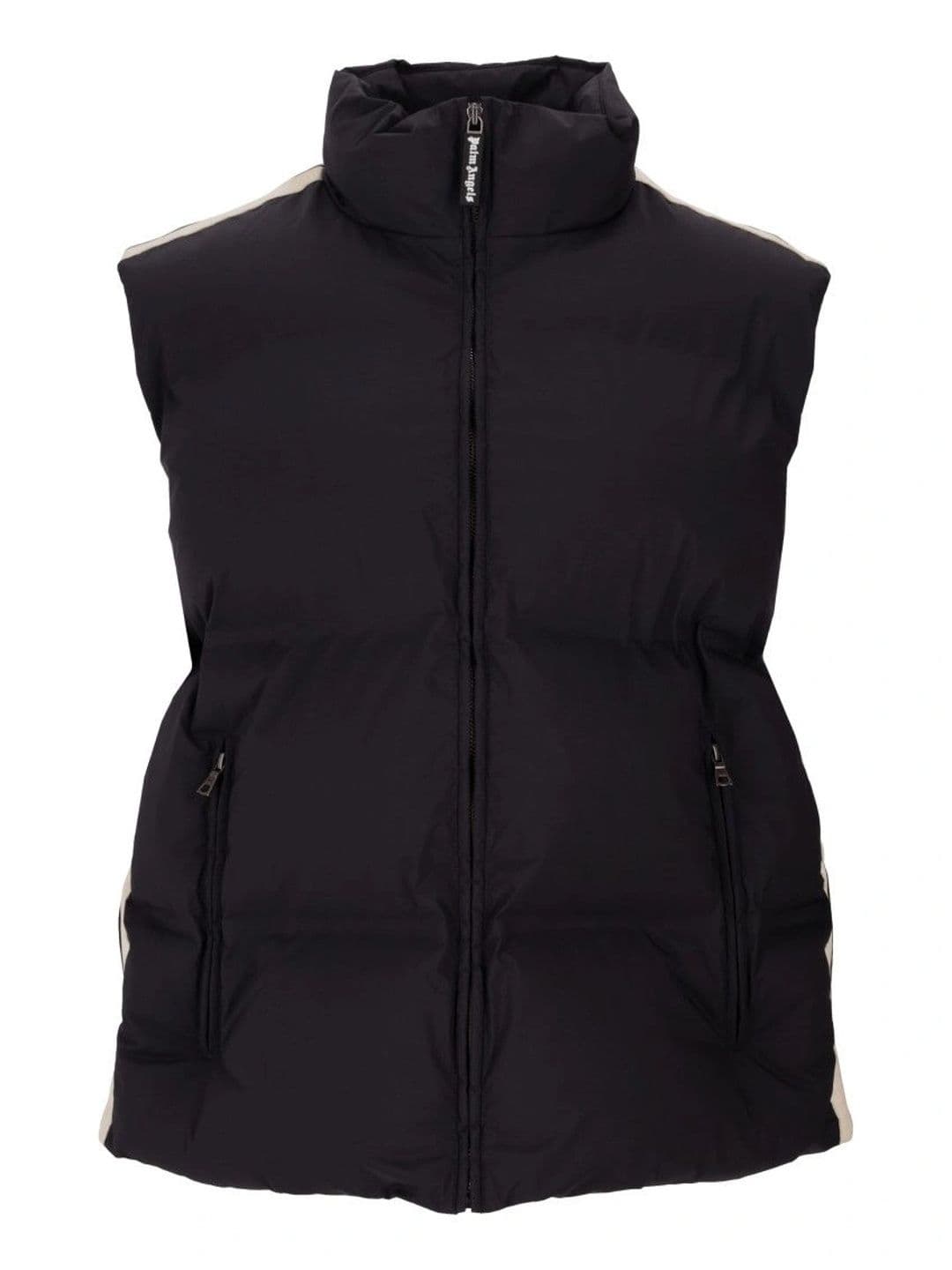 Palm Angels Black Mock Collar Jacket - view 1