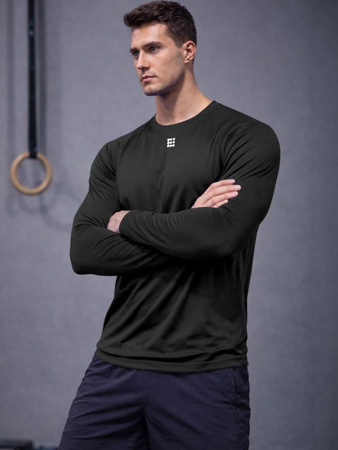 ENRIZZ X FITNESS EXCHANGE Men Printed Dri-FIT T-shirt - view 1