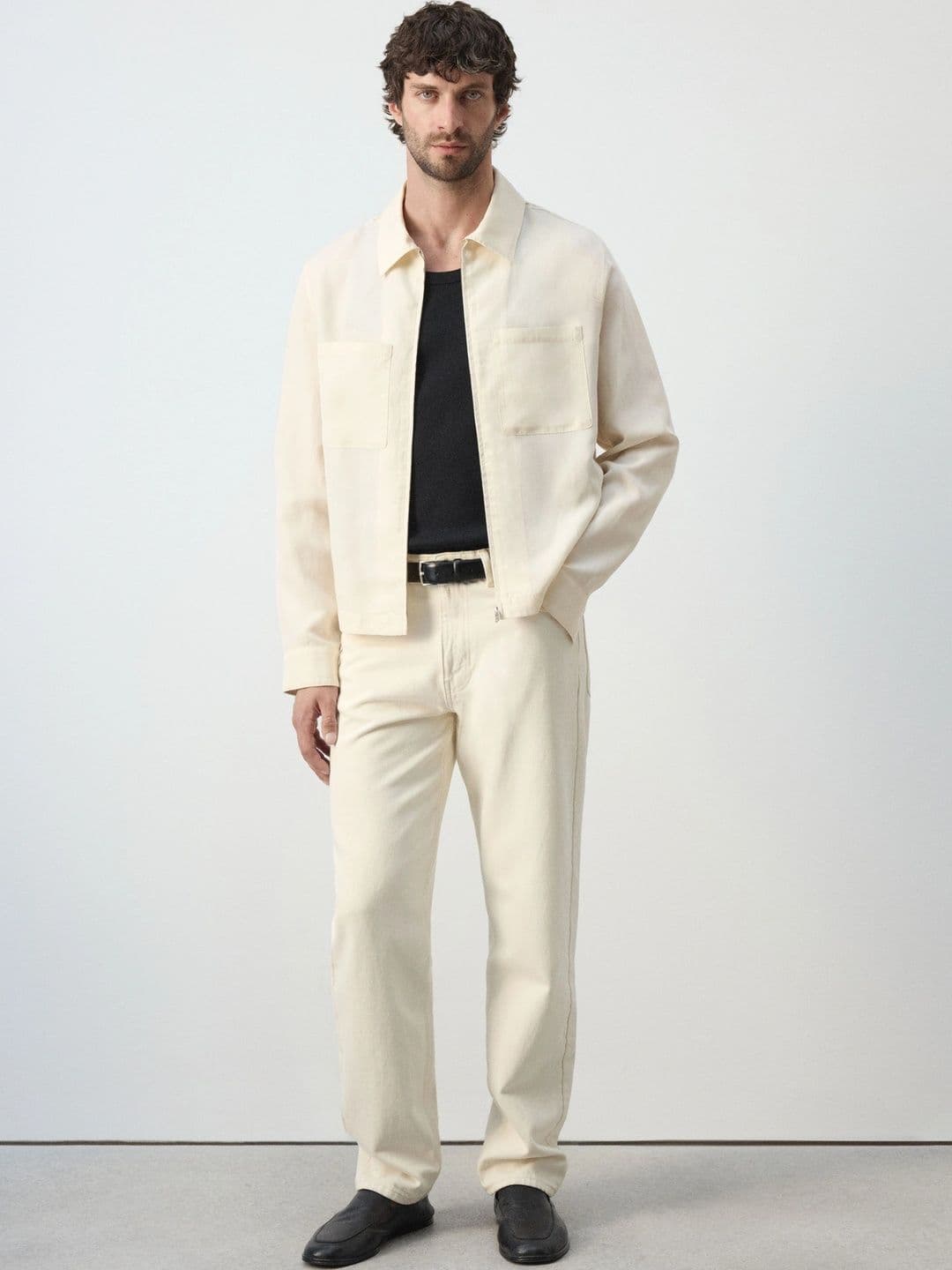 MANGO MAN Spread Collar Tailored Jacket - view 1
