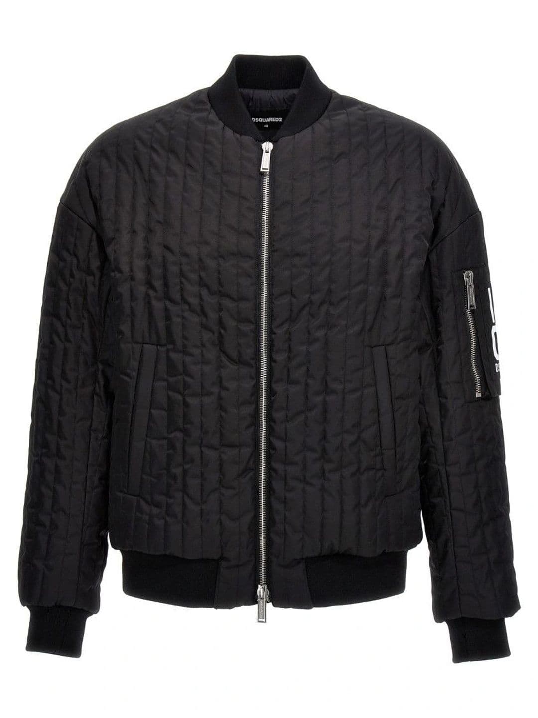 Dsquared2 Black Relaxed Bomber Jacket - view 1