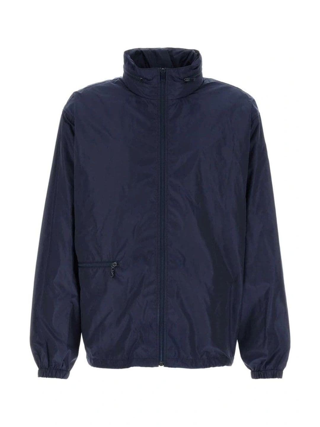 Saint Laurent Navy Blue Solid Jacket - view 1