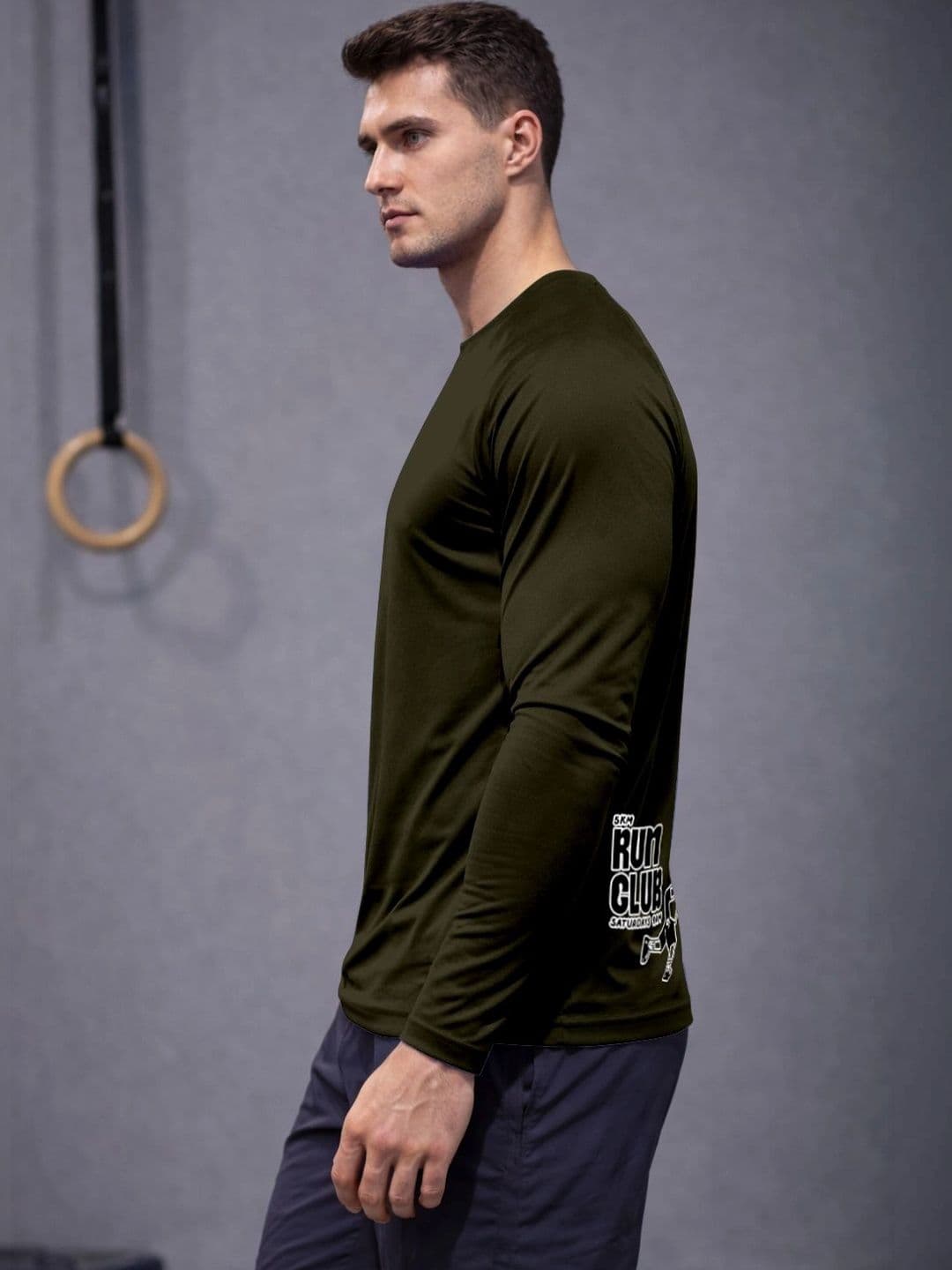 ENRIZZ X FITNESS EXCHANGE Men Printed Dri-FIT T-shirt - view 1