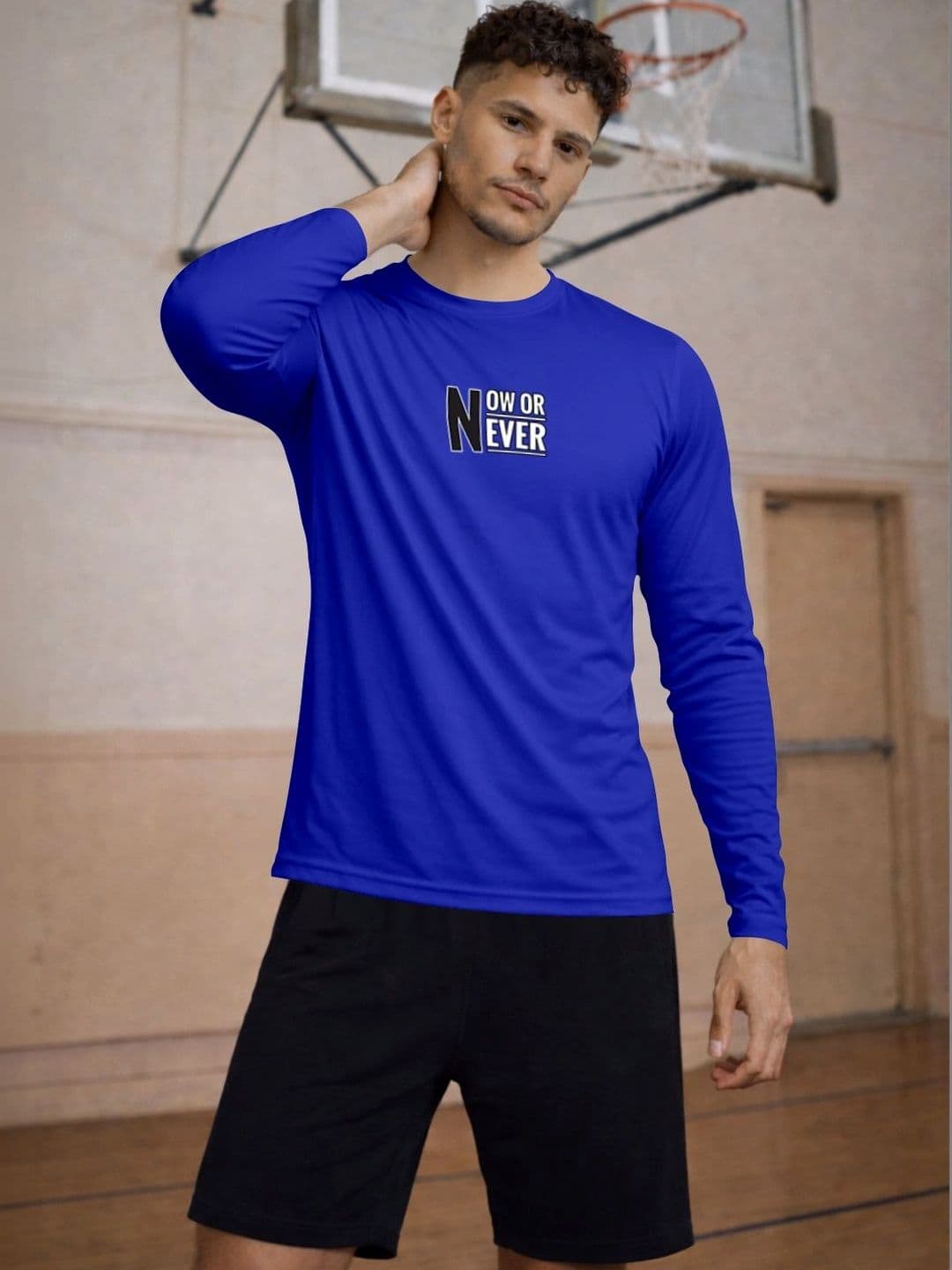 ENRIZZ X FITNESS EXCHANGE Men Typography Printed Dri-FIT T-shirt - view 1