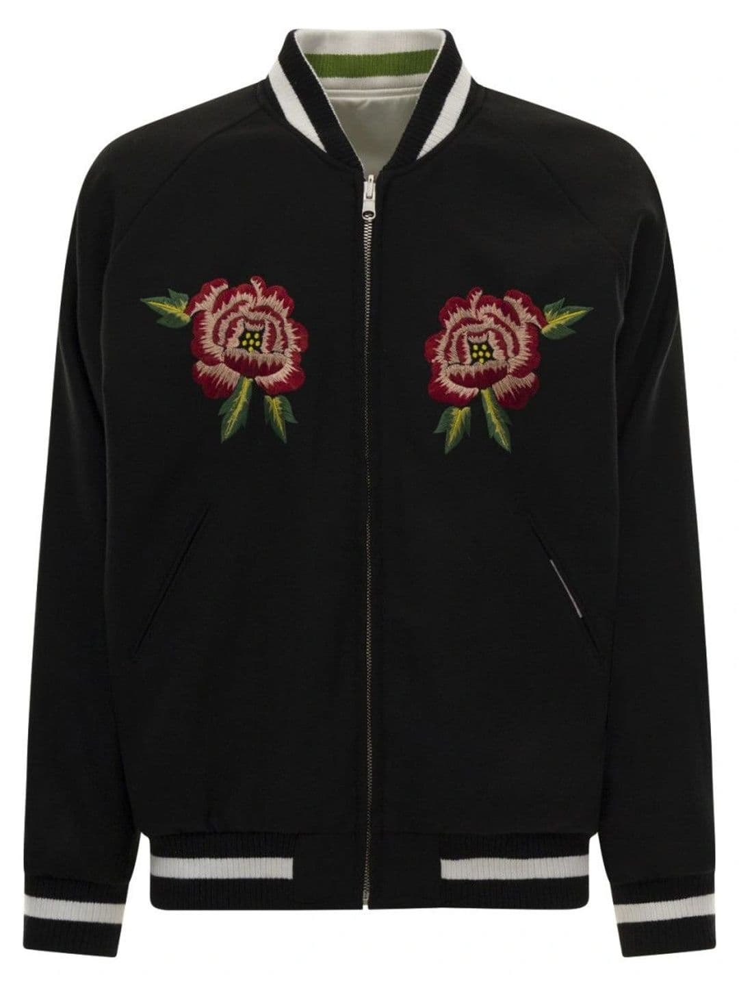KENZO Men Woollen Bomber with Embroidered Jacket - view 1
