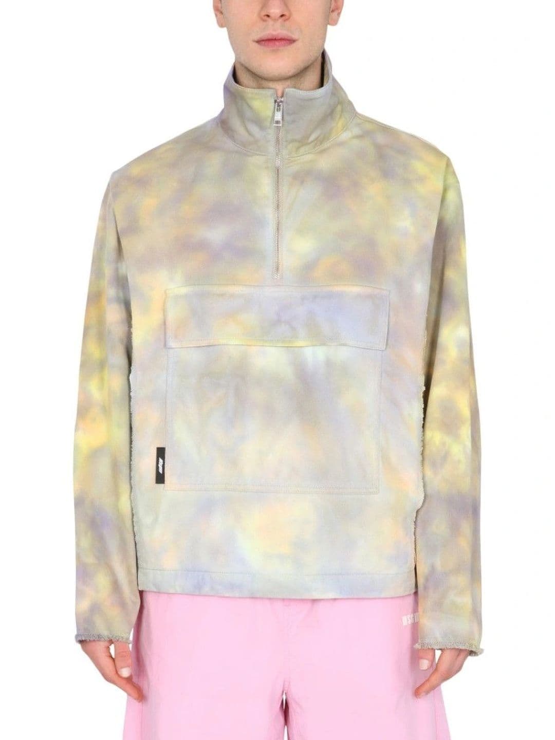 MSGM Purple Printed Regular Jacket - view 1