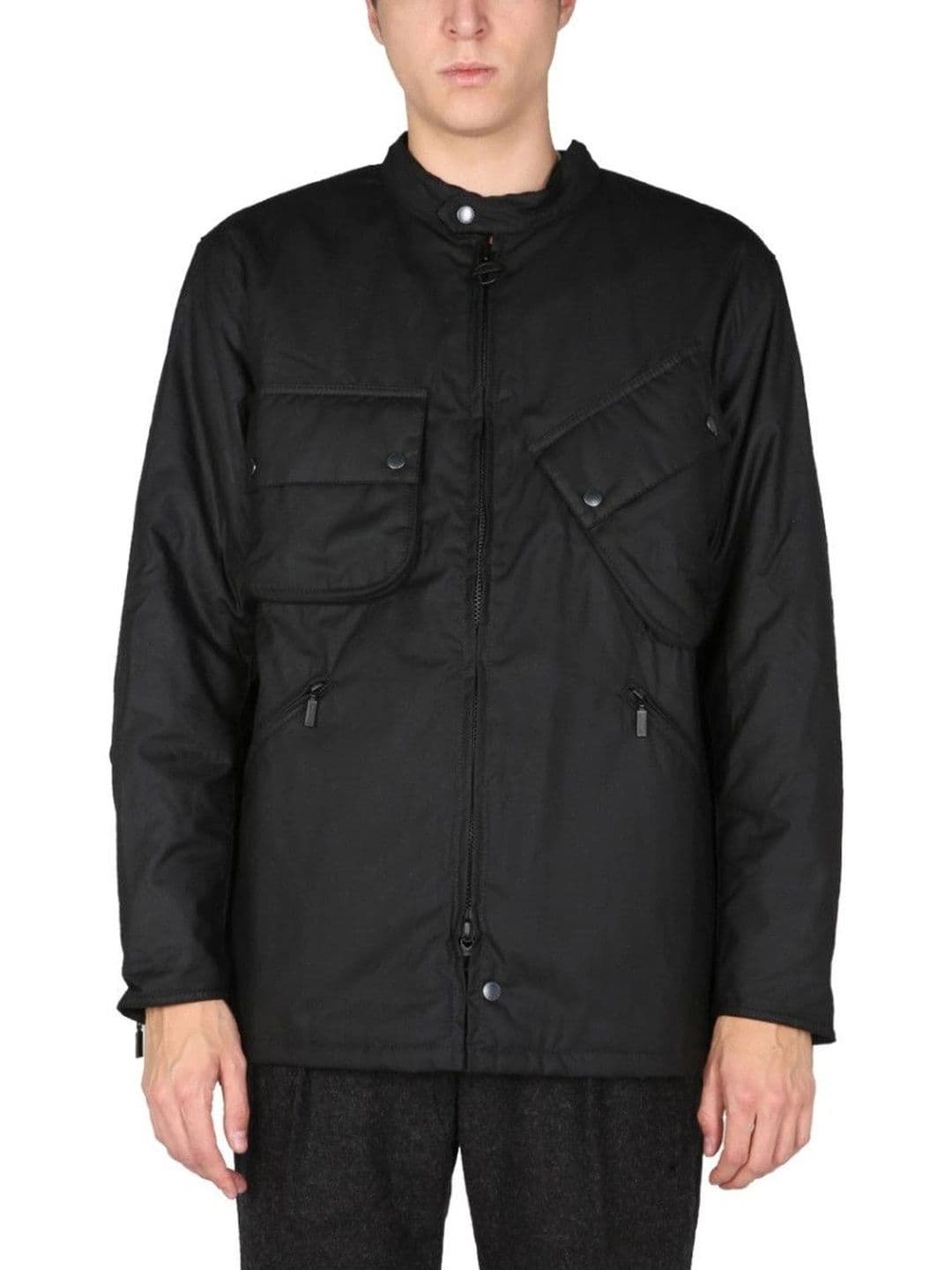 Barbour Black Mandarin Collar Jacket - view 1