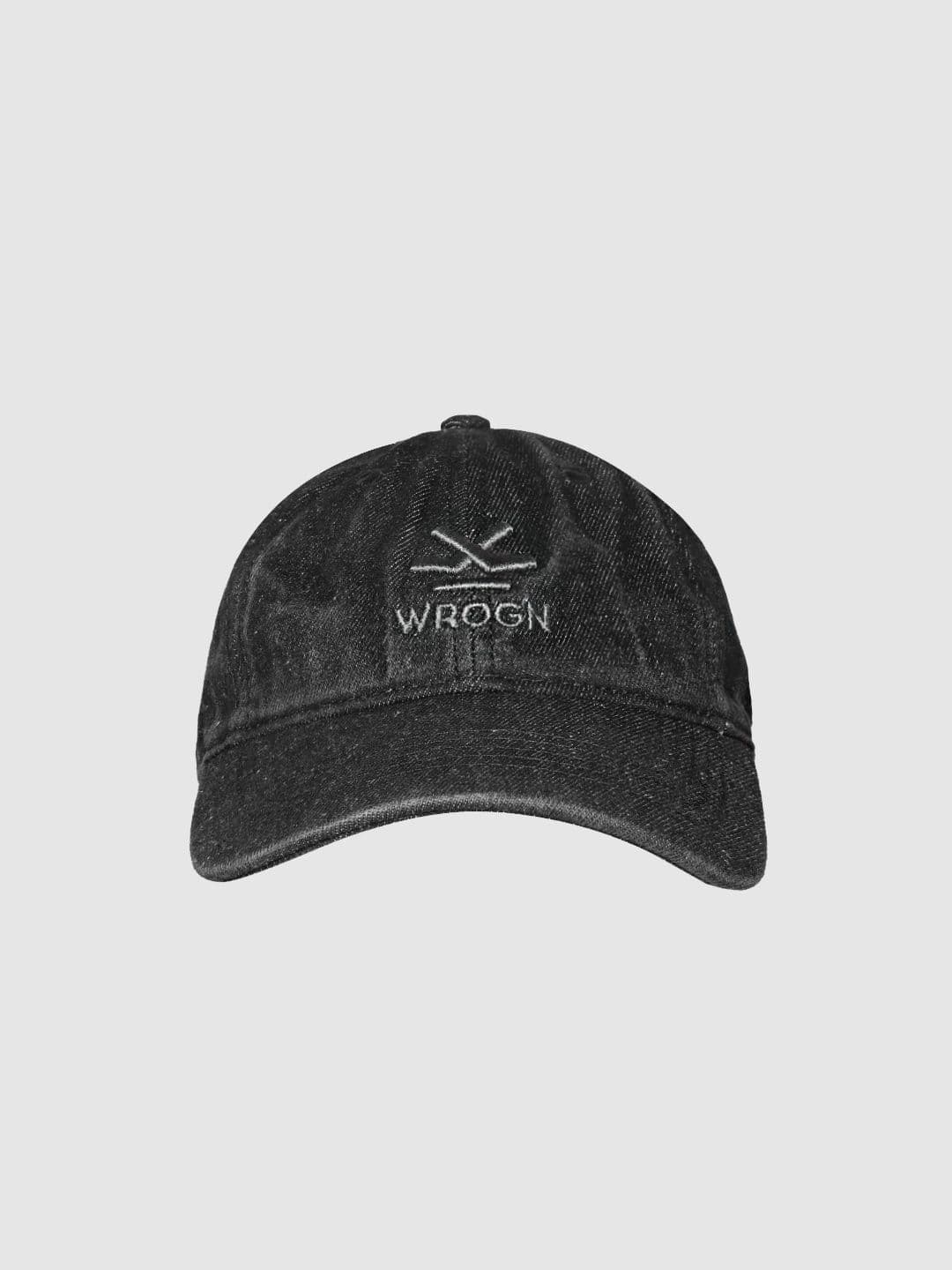 WROGN Unisex Black Embroidered Baseball Cap - view 1