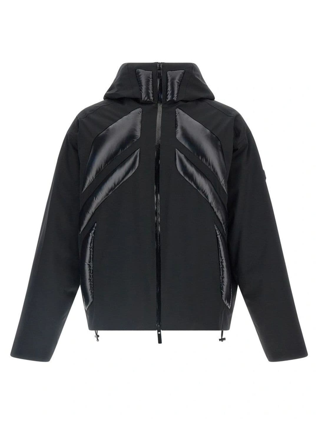Moncler Black Solid Hood Jacket - view 1