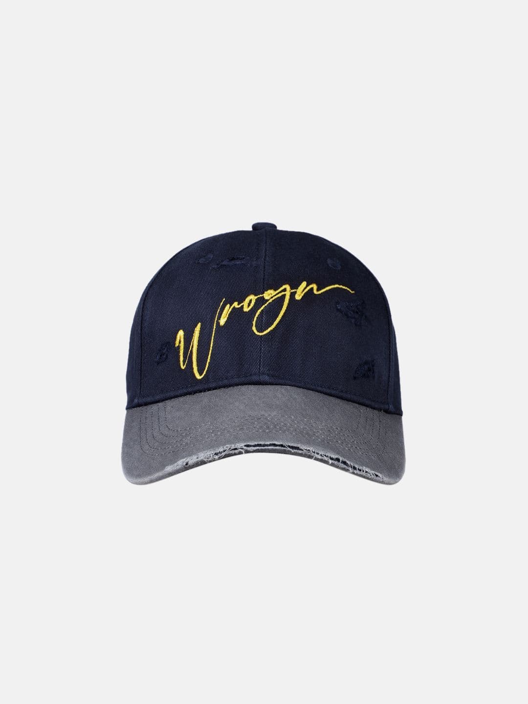 WROGN Unisex Colourblocked Cotton Baseball Cap - view 1