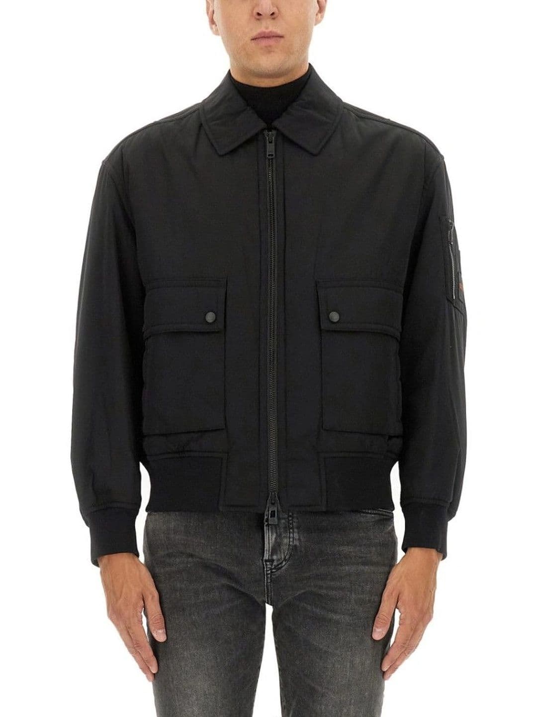 BOSS Black Shirt Collar Jacket - view 1